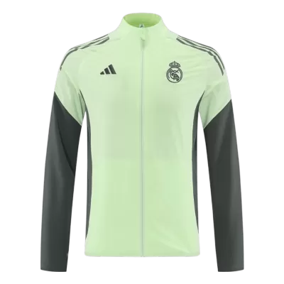 25/26 Real Madrid Windbreaker Jacket Green - gojersey