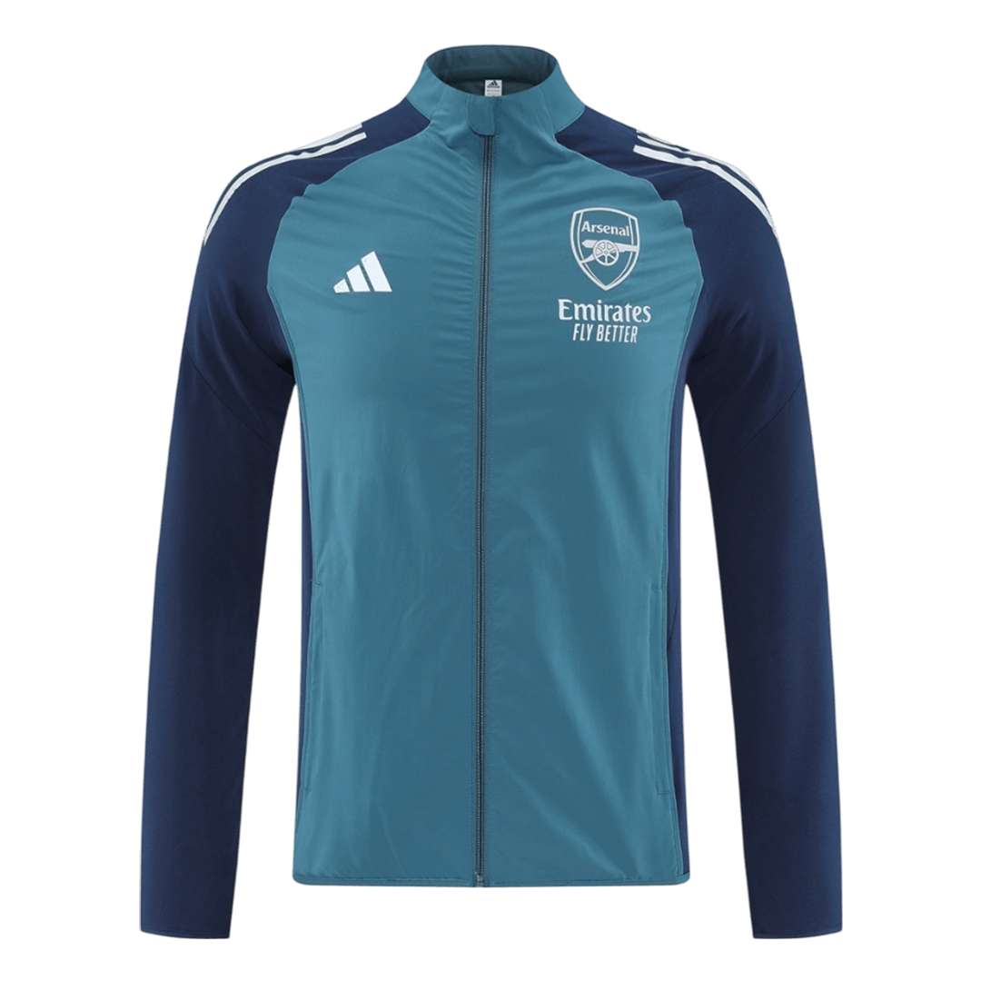 25/26 Arsenal Windbreaker Jacket Blue - gojersey
