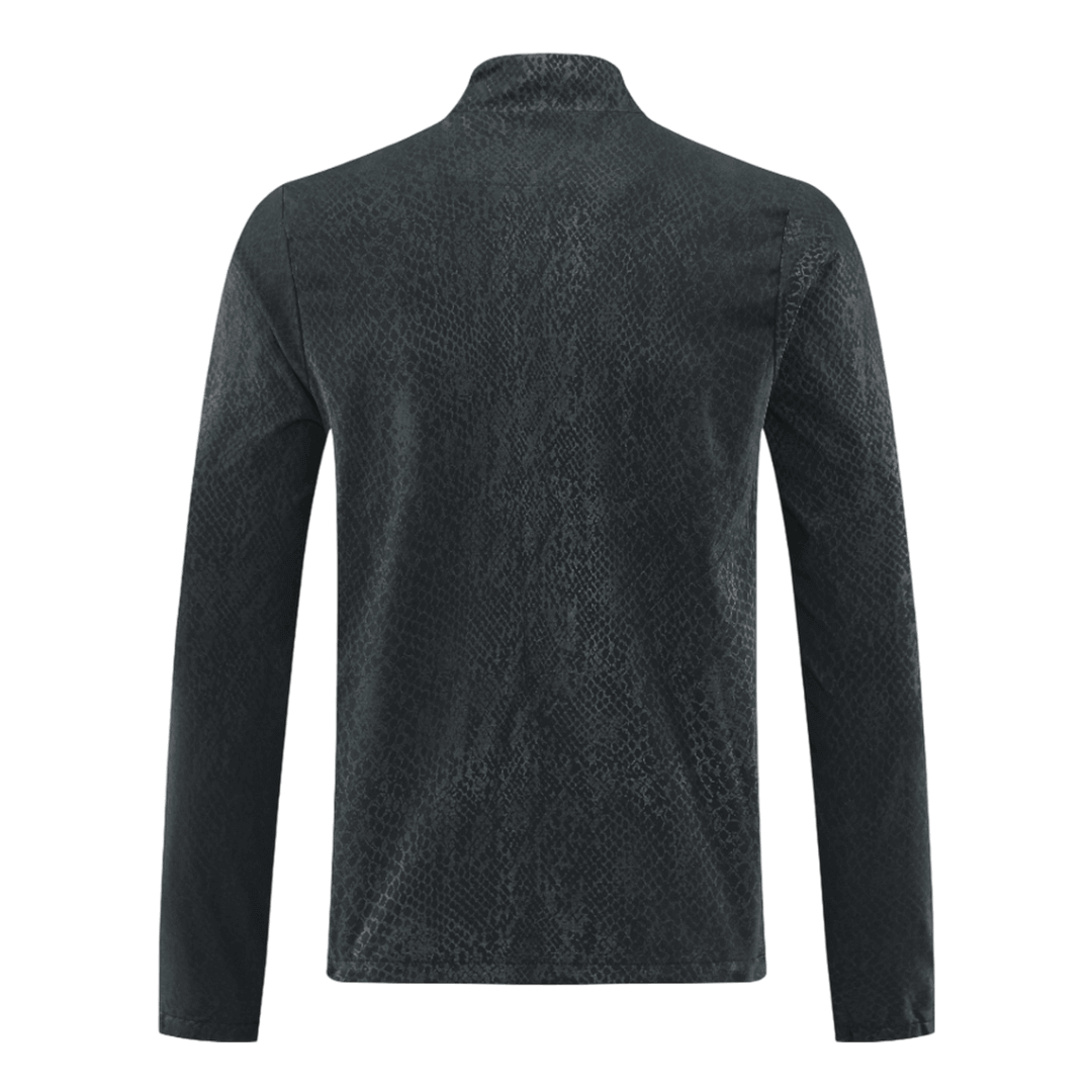 25/26 Barcelona Windbreaker Jacket Black - gojersey