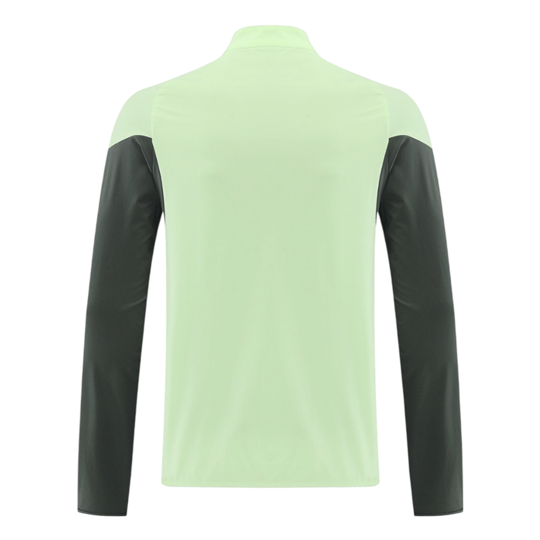 25/26 Real Madrid Windbreaker Jacket Green - gojersey