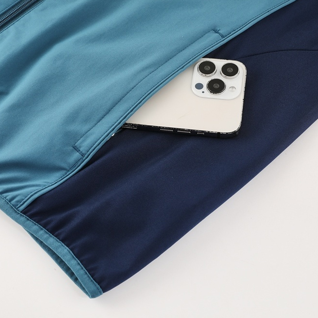 25/26 Arsenal Windbreaker Jacket Blue - gojersey