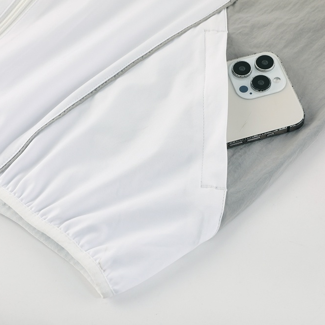 25/26 Real Madrid Windbreaker Jacket White - gojersey