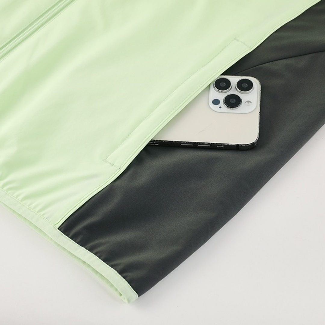 25/26 Real Madrid Windbreaker Jacket Green - gojersey