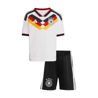 Kid's Germany Home Soccer Jersey Kit(Jersey+Shorts) World Cup 2026 White - gojersey
