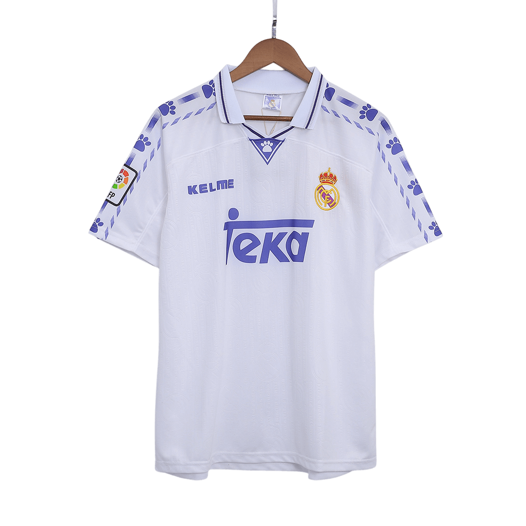 Real Madrid Home Jersey Retro 1996/97 - gojersey