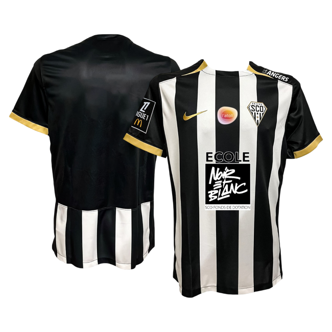 Angers SCO Home Soccer Jersey 2025/26 - gojersey