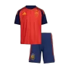 Kid's Spain Home Soccer Jersey Kit(Jersey+Shorts) World Cup 2026 Red - gojersey