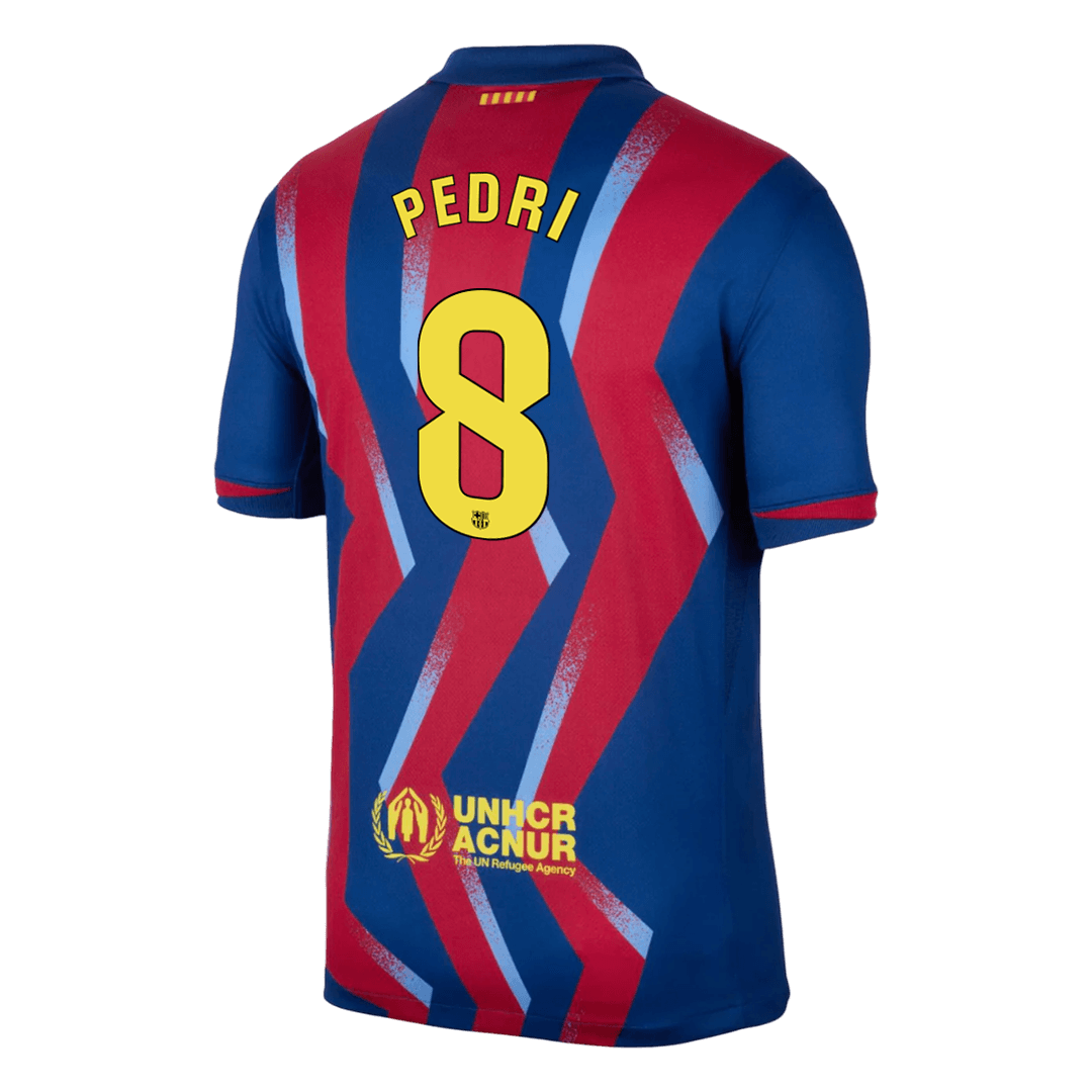 Barcelona PEDRI #8 Fourth Away Soccer Jersey 2025/26 - gojersey
