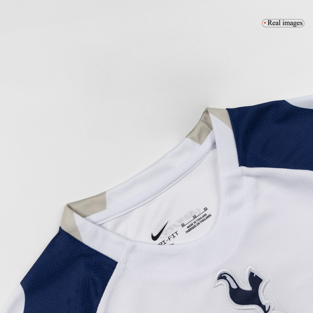 Kid's Tottenham Hotspur Home Soccer Jersey Kit(Jersey+Shorts) 25/26 White - gojersey