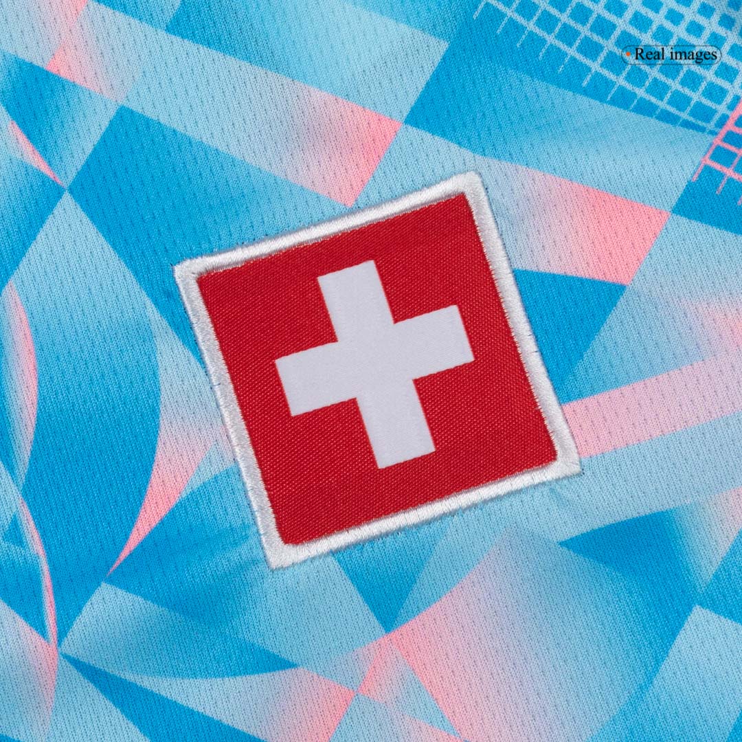 Switzerland Away Soccer Jersey World Cup 2026 Blue - gojersey