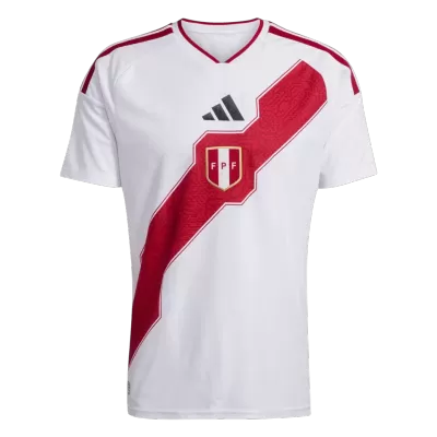 Peru Home Soccer Jersey World Cup 2026 White - gojersey