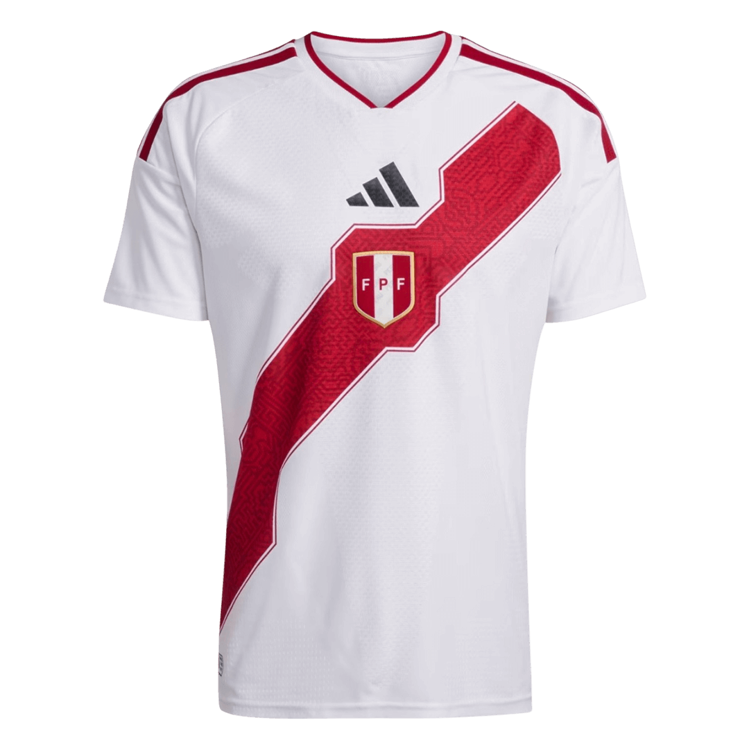 Peru Home Soccer Jersey World Cup 2026 White - gojersey