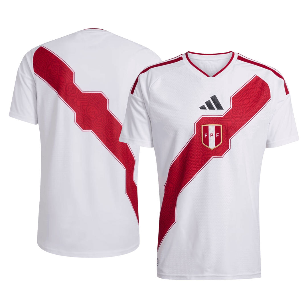 Peru Home Soccer Jersey World Cup 2026 White - gojersey