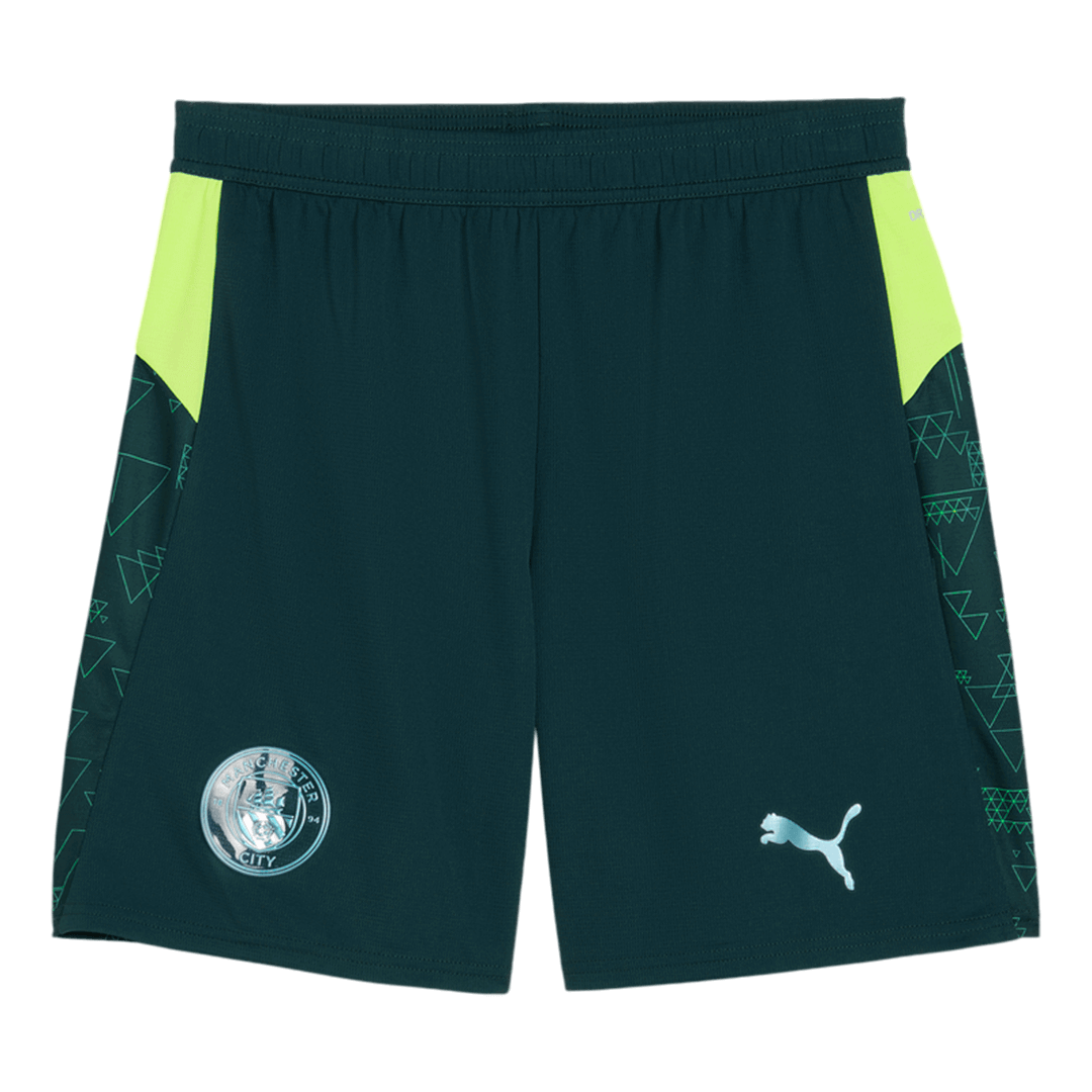 Manchester City Fourth Away Soccer Shorts 2025/26 - gojersey