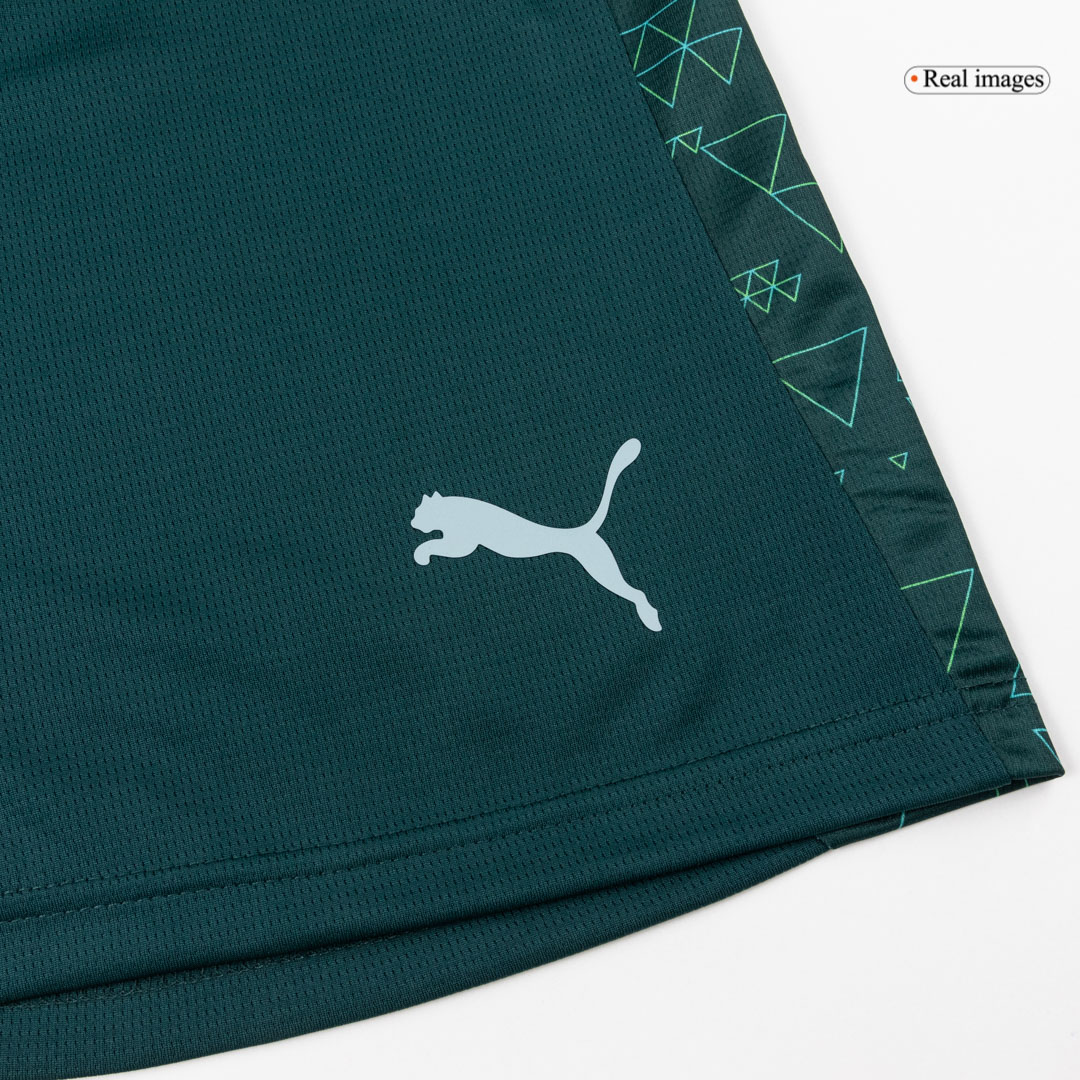 Manchester City Fourth Away Soccer Shorts 2025/26 - gojersey