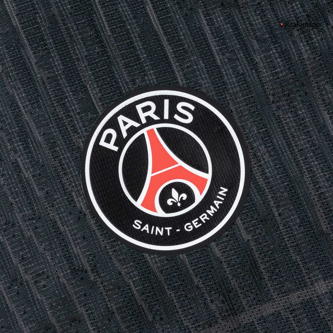 Player Version PSG Fourth Soccer Jersey 25/26 Black - gojersey