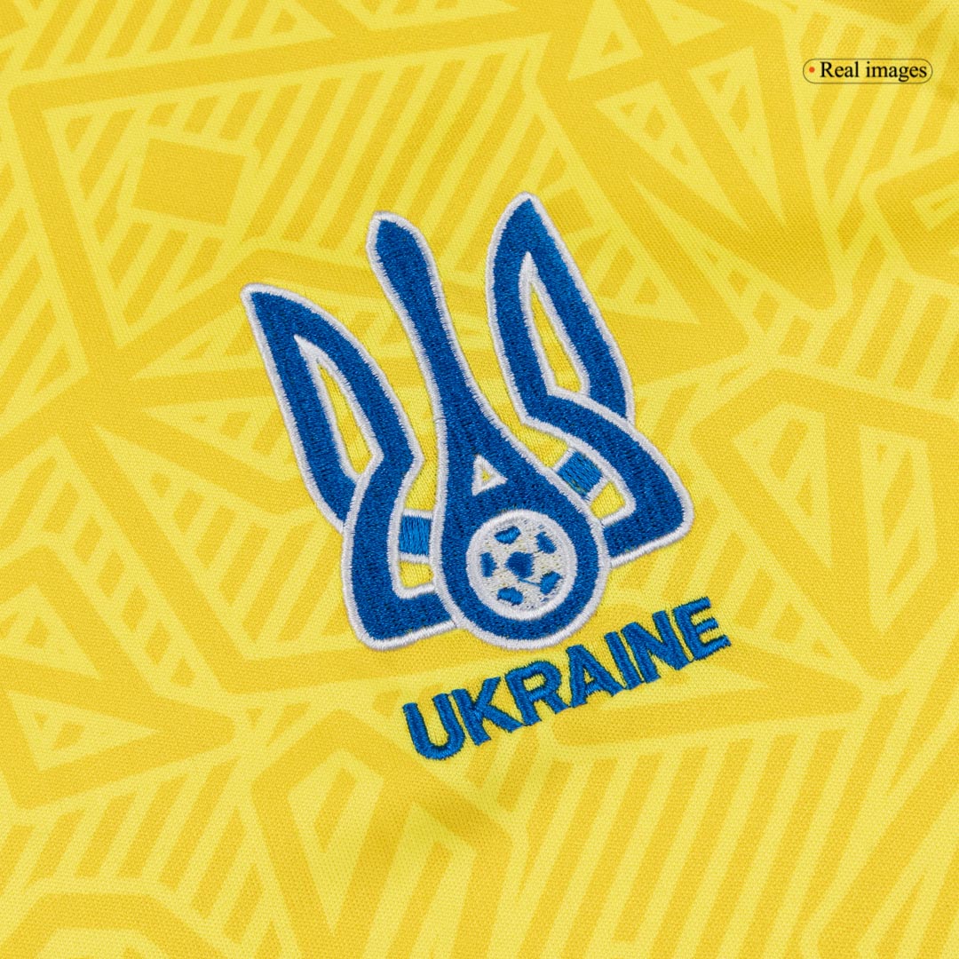Ukraine Home Soccer Jersey World Cup 2026 Yellow - gojersey