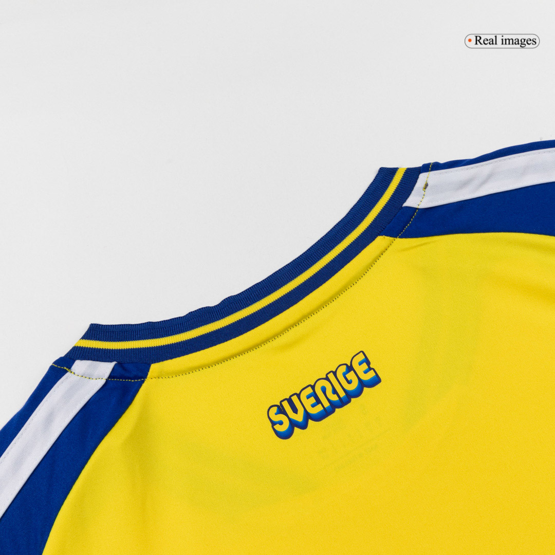 Sweden Home Soccer Jersey World Cup 2026 Yellow - gojersey