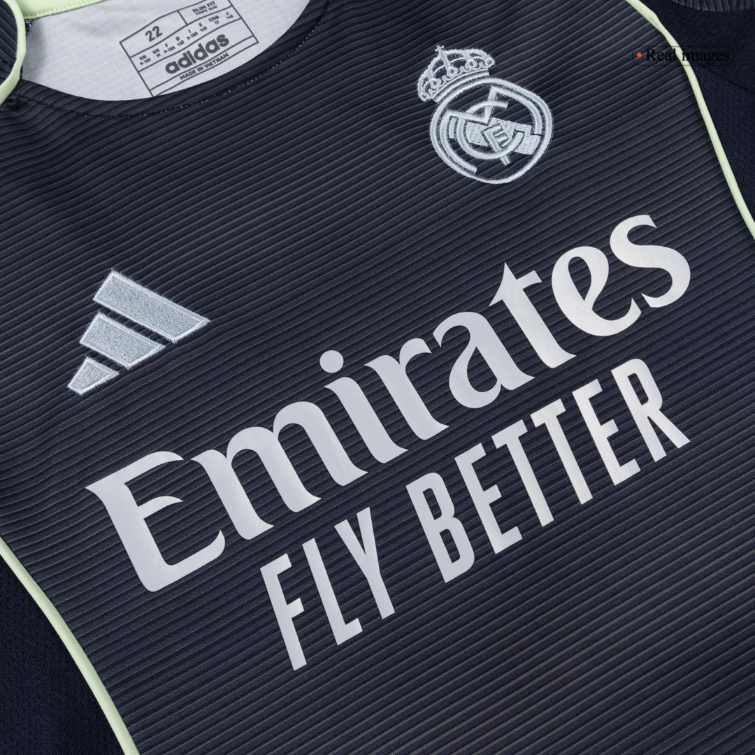Real Madrid Away Soccer Jersey Kit 2025/26 Kids(Jersey+Shorts) - gojersey