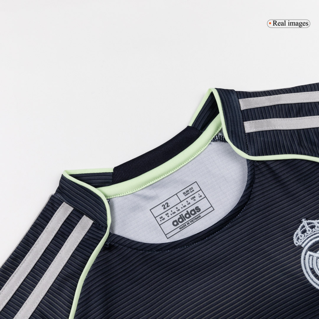 Real Madrid Away Soccer Jersey Kit 2025/26 Kids(Jersey+Shorts) - gojersey