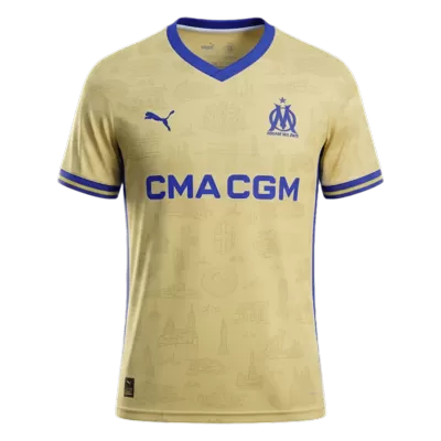 Marseille Fourth Away Soccer Jersey 2025/26 - gojersey
