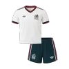 Kid's Mexico Away Soccer Jersey Kit(Jersey+Shorts) World Cup 2026 White - gojersey