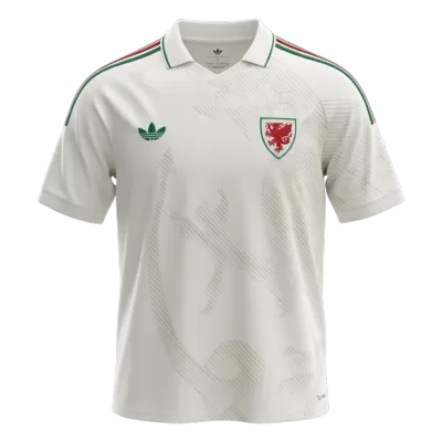 Wales Away Soccer Jersey World Cup 2026 White - gojersey