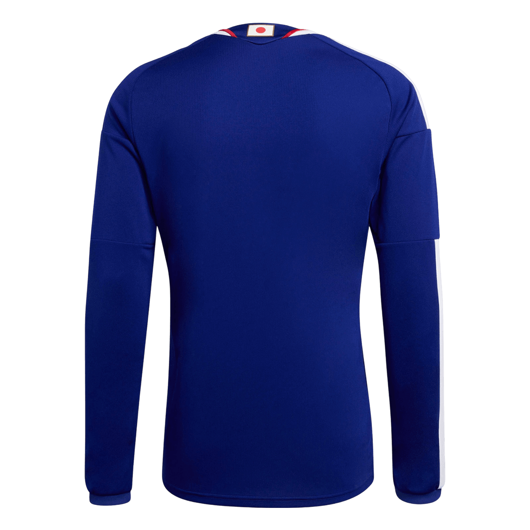 Japan Long Sleeve Home Soccer Jersey 2026 - gojersey