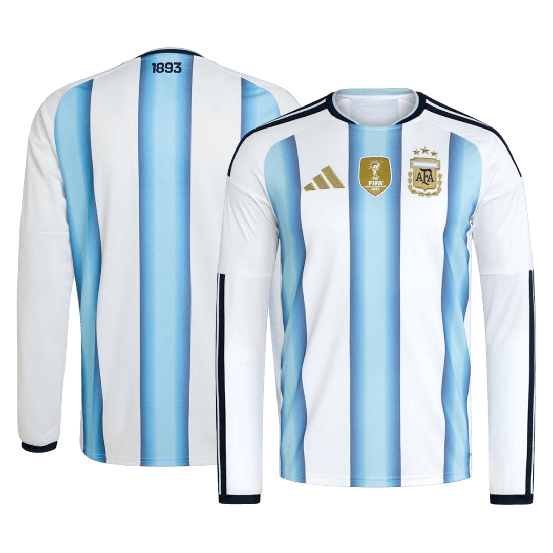 Argentina Long Sleeve Home Soccer Jersey 2026 - gojersey