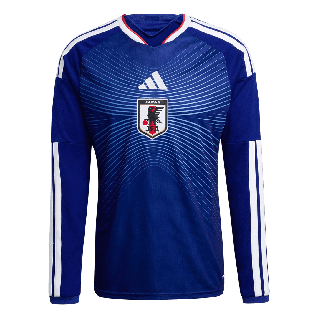 Japan Long Sleeve Home Soccer Jersey 2026 - gojersey