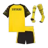 Kid's Borussia Dortmund Home Soccer Jersey Kit(Jersey+Shorts+Socks) 25/26 Yellow - gojersey
