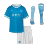 Kid's Napoli Home Soccer Jersey Kit(Jersey+Shorts+Socks) 25/26 Blue - gojersey