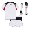 Kid's AC Milan Away Soccer Jersey Kit(Jersey+Shorts+Socks) 25/26 White - gojersey