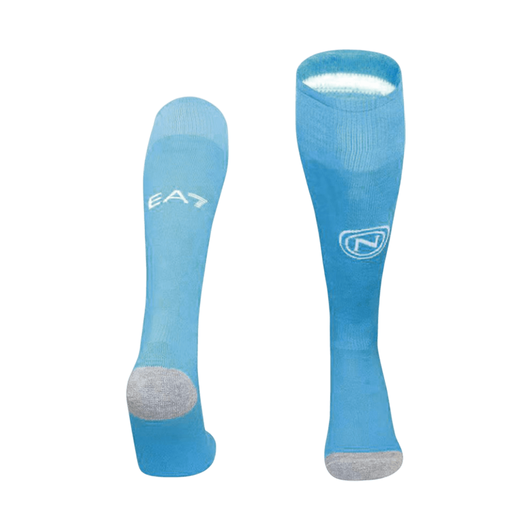 Napoli Home Soccer Socks 2025/26 Kid - gojersey