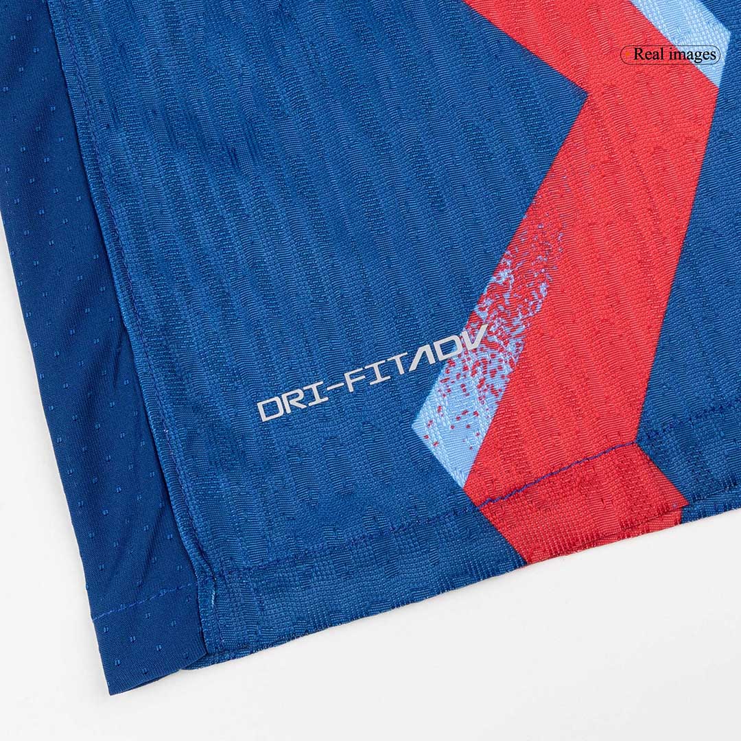 Player Version Barcelona Fourth Soccer Jersey 25/26 Red&Blue - gojersey