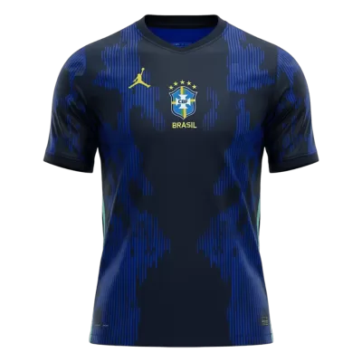 Brazil Away Soccer Jersey World Cup 2026 Navy - gojersey