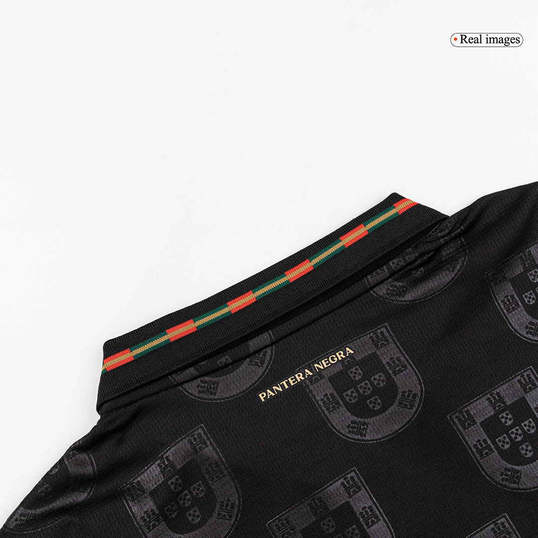 Kid's Portugal Special Edition Soccer Jersey Kit(Jersey+Shorts) World Cup 2026 Black - gojersey