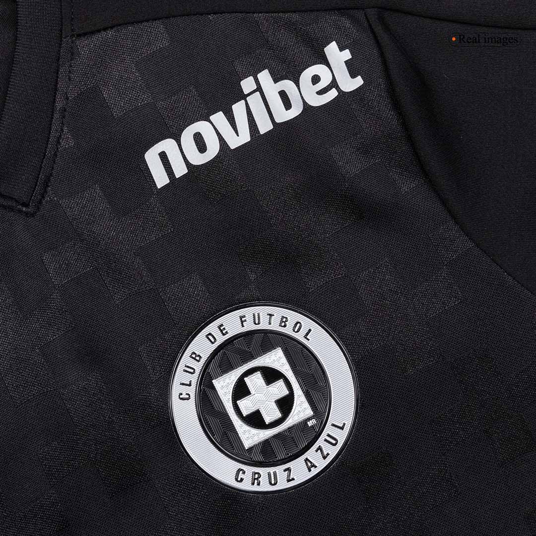 Player Version Cruz Azul Third Soccer Jersey 25/26 Black - gojersey