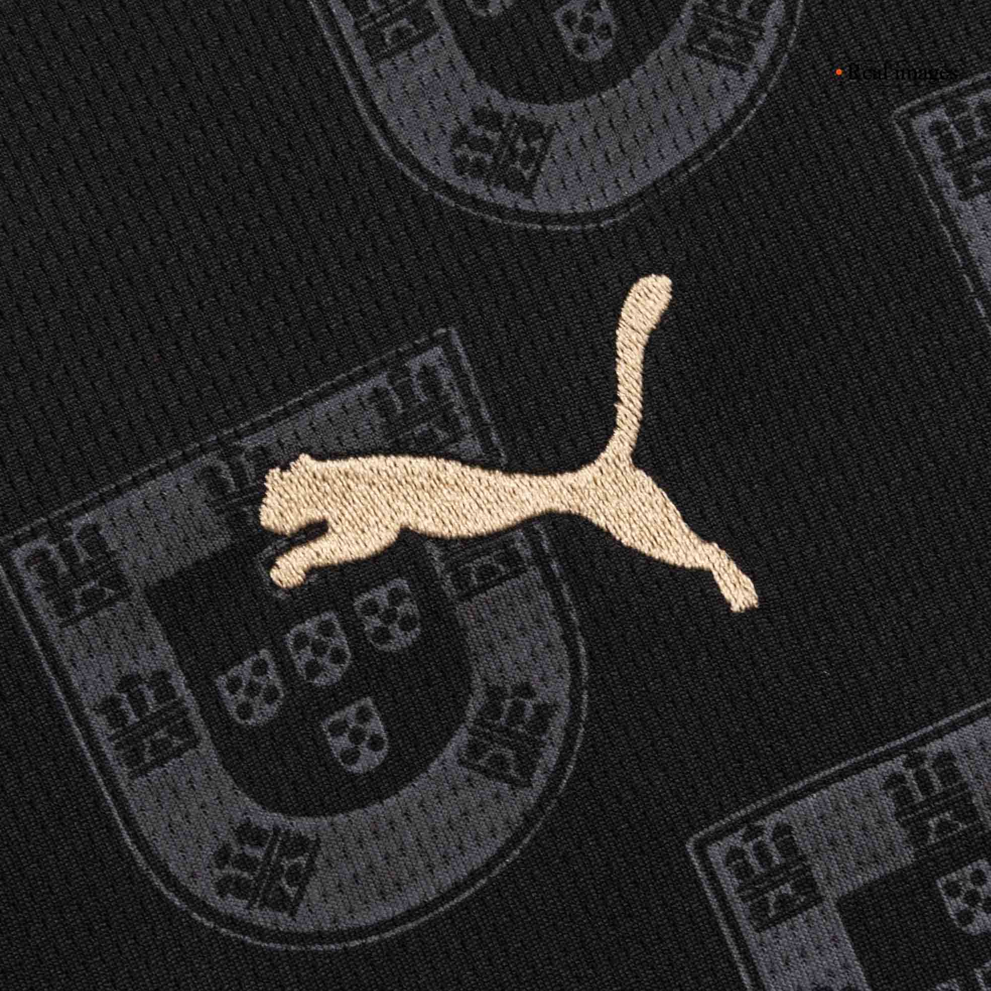 Kid's Portugal Special Edition Soccer Jersey Kit(Jersey+Shorts) World Cup 2026 Black - gojersey