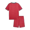 Kid's Portugal Home Soccer Jersey Kit(Jersey+Shorts) World Cup 2026 Red - gojersey