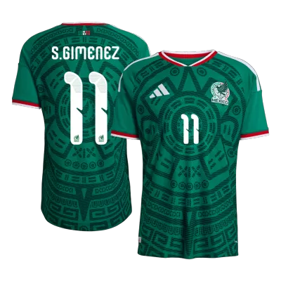 Mexico S.GIMENEZ #11 Home Soccer Jersey Authentic 2026 - gojersey