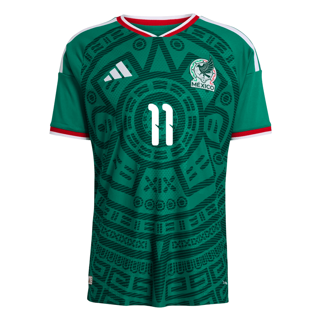 Mexico S.GIMENEZ #11 Home Soccer Jersey Authentic 2026 - gojersey
