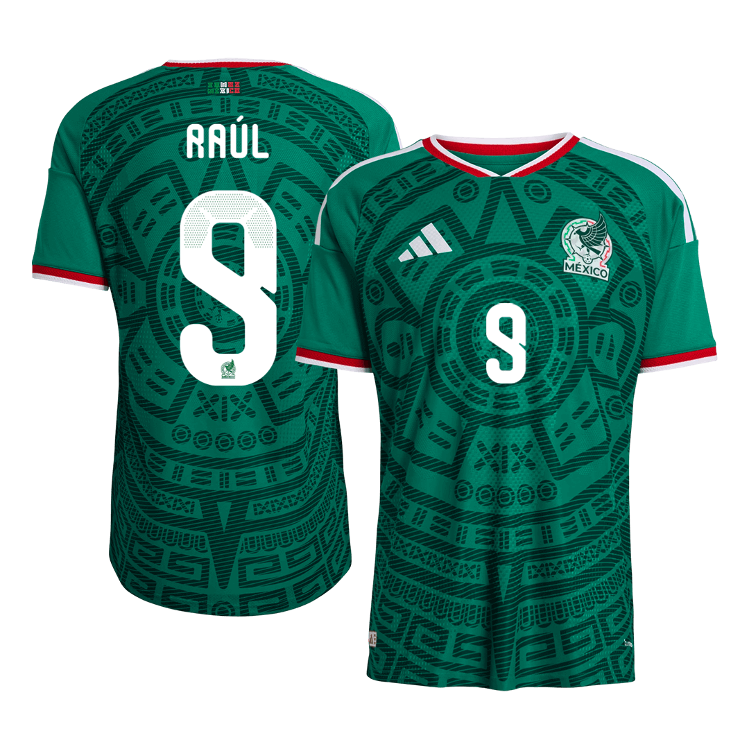 Mexico Raúl #9 Home Soccer Jersey Authentic 2026 - gojersey