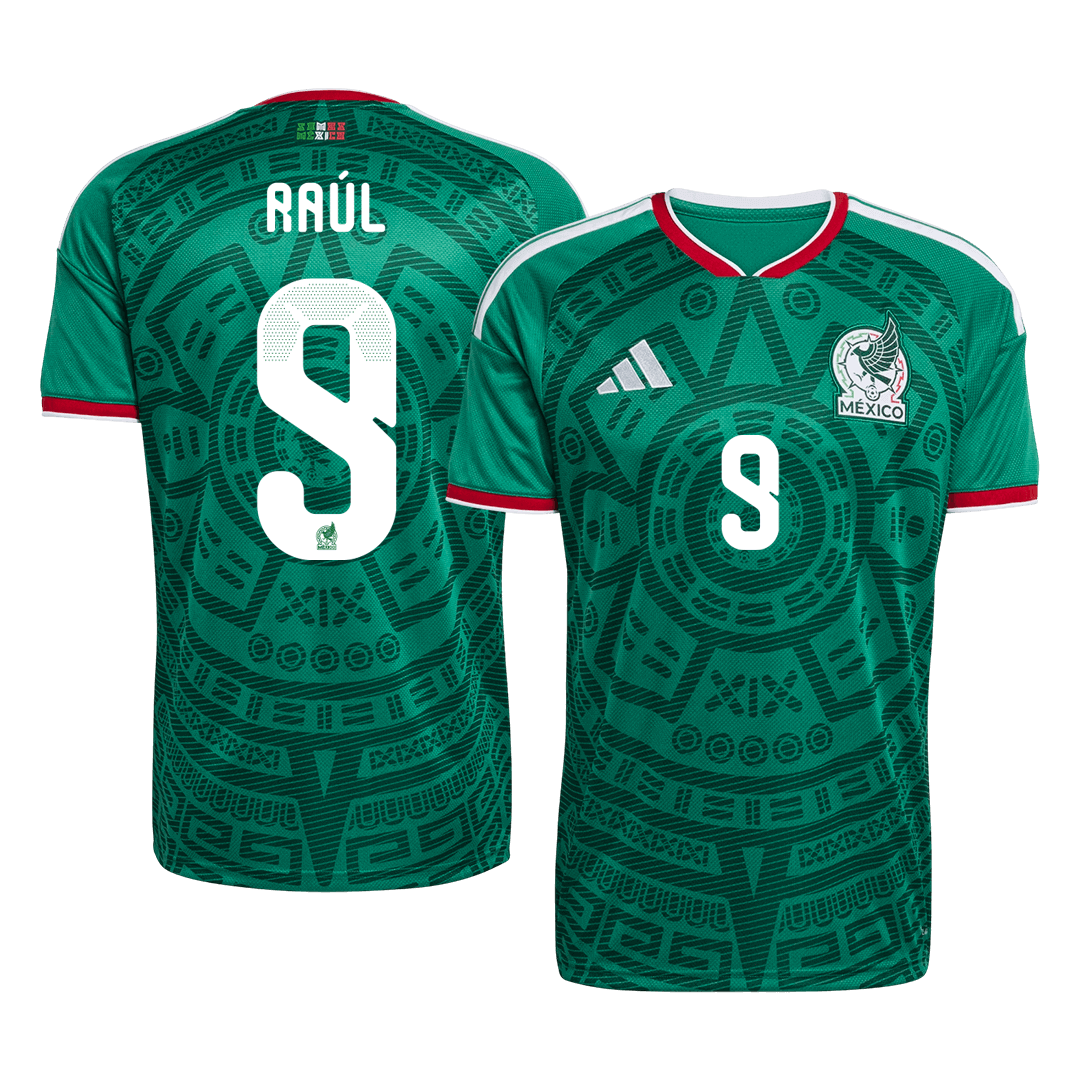 Raúl#9 Mexico Home Soccer Jersey World Cup 2026 Green - gojersey