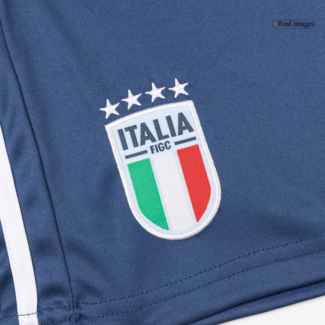 Kid's Italy Away Soccer Jersey Kit(Jersey+Shorts) World Cup 2026 White - gojersey