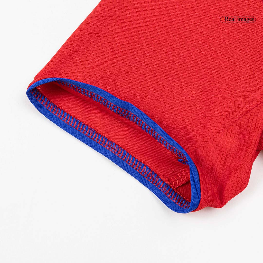 Kid's PSG Third Soccer Jersey Kit(Jersey+Shorts) 25/26 Red - gojersey