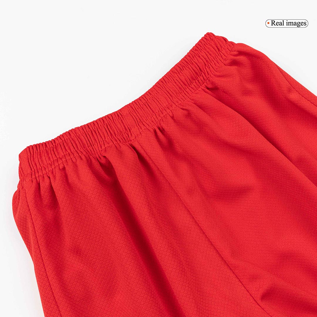 Kid's PSG Third Soccer Jersey Kit(Jersey+Shorts) 25/26 Red - gojersey