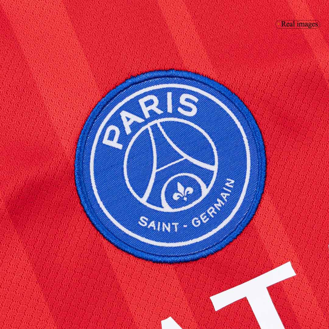 Kid's PSG Third Soccer Jersey Kit(Jersey+Shorts+Socks) 25/26 Red - gojersey