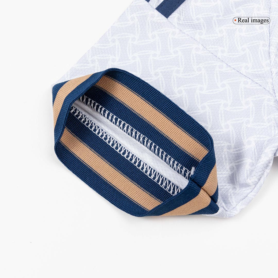 Kid's Italy Away Soccer Jersey Kit(Jersey+Shorts) World Cup 2026 White - gojersey