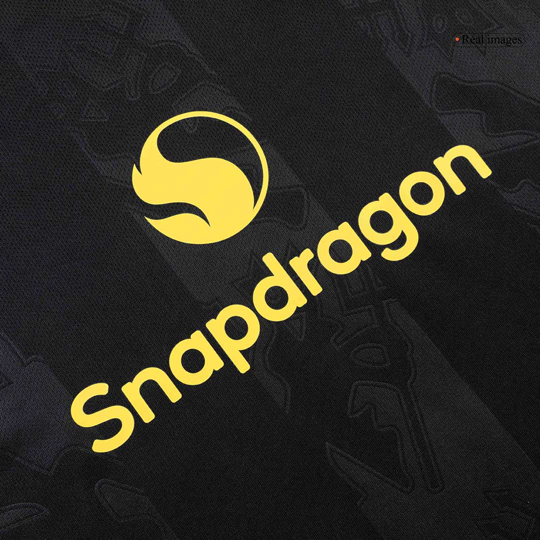 Kid's Manchester United Third Away Soccer Jersey Kit(Jersey+Shorts+Socks) 25/26 Black - gojersey